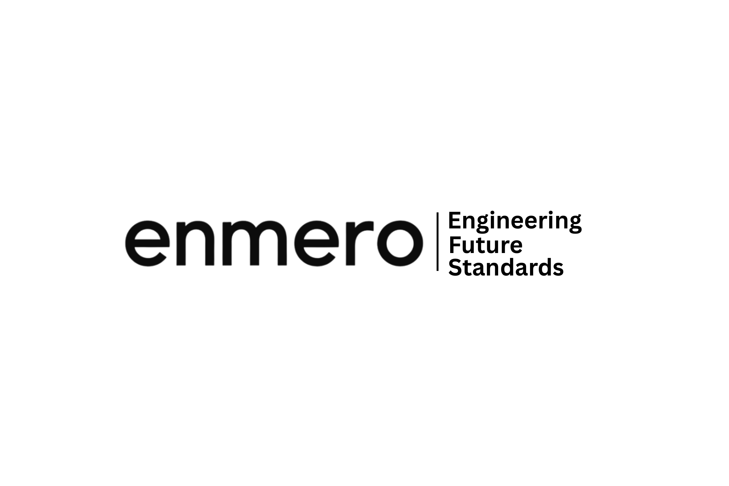 Enmero — Engineering Future Standards Official Lockup