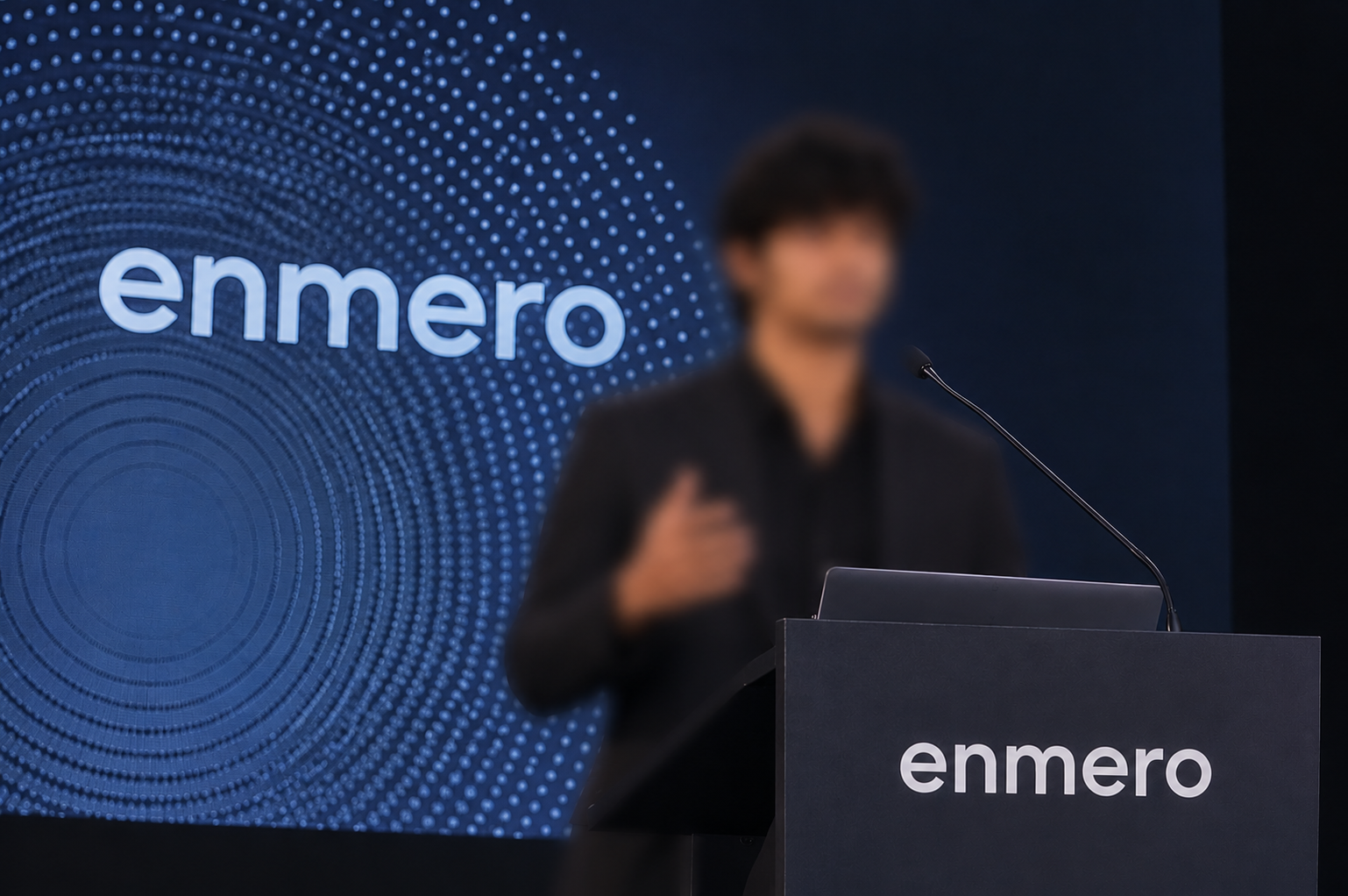Enmero Keynote Conference Presentation Stage