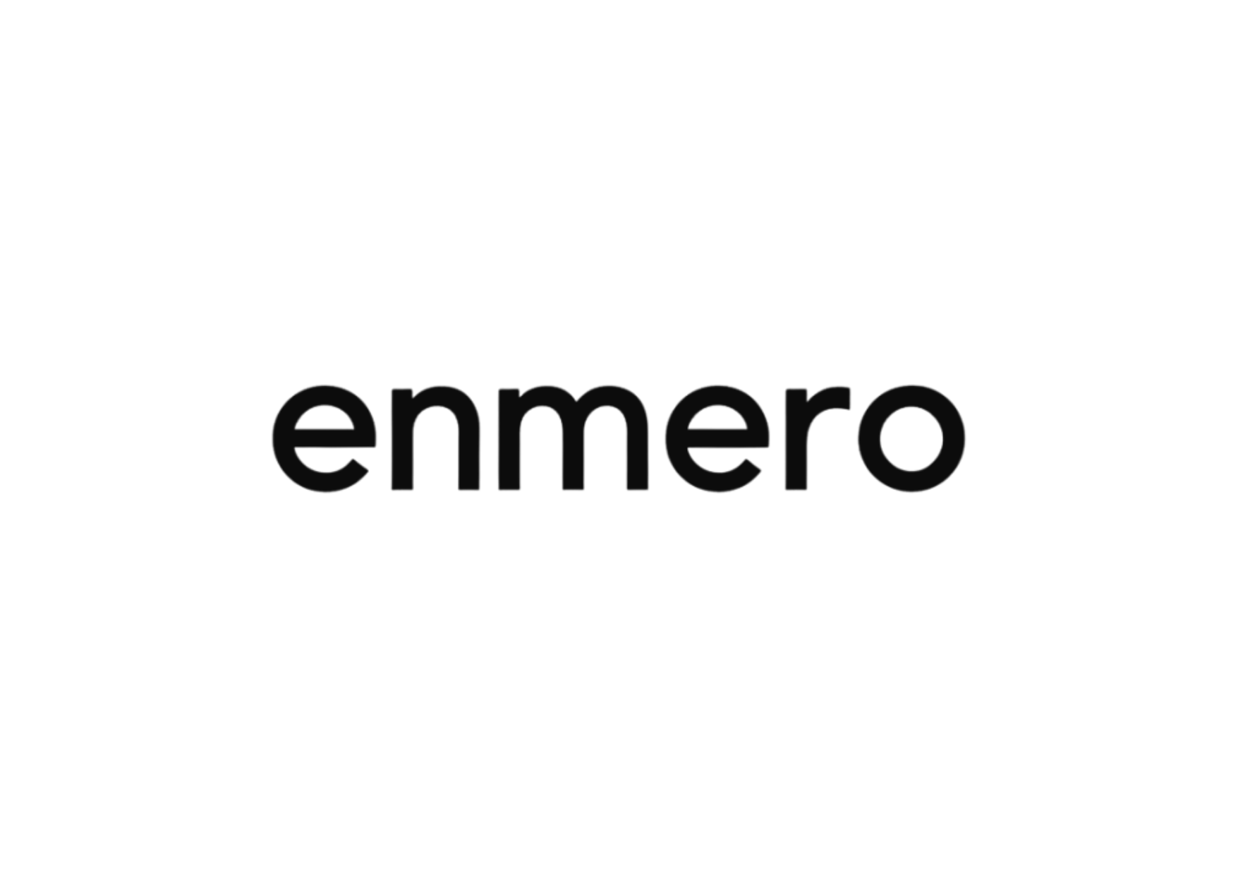 Enmero Official Logo — Light Minimalist Wordmark
