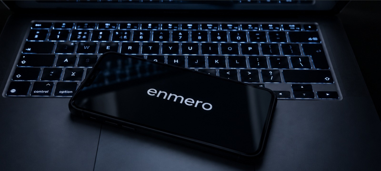 Enmero Mobile Application & Laptop Workspace
